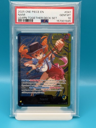 Nami (Nami Deck) graded PSA 10 for sale on eBay