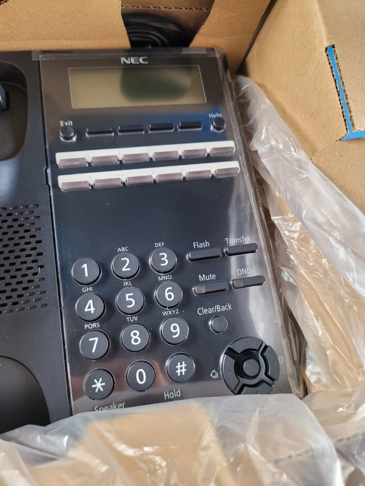 NEC BE117451 NEC SL2100 IP Phone Desktop Black - VoIP 1 x Network No Handset - Image 4 of 4