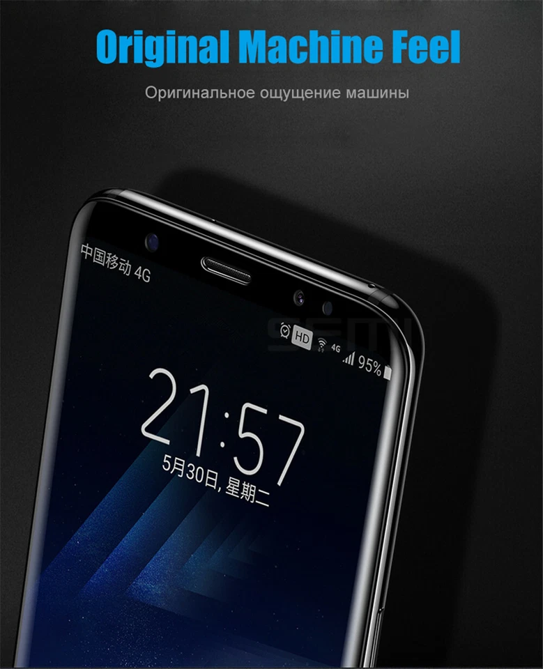 Protector de pantalla de vidrio templado de cubierta completa para Samsung Galaxy S25 S24 S23 S22 S8 Foto 2 de 4