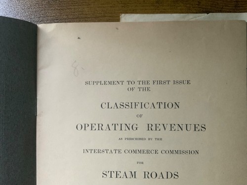 Antique Lot 3 Interstate Commerce Commission Steam Roads Pamphlets - Picture 3 of 8