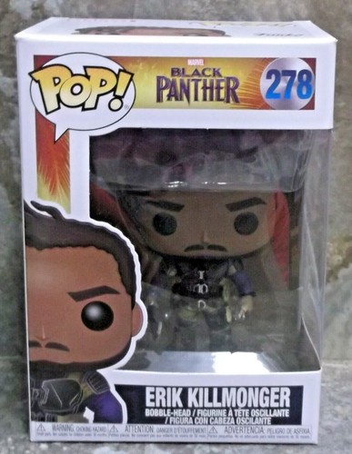 Funko Pop #278 Erik Killmonger Marvel Black Panther - 第 1/6 張圖片