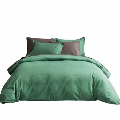 Susybao 2 Pieces Duvet Cover Set 100 Natural Cotton Twin Size