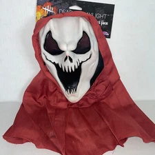 DEAD BY DAYLIGHT VIPER GHOST FACE MASK WITH HOOD COSTUME *FLAWS* FW93502V NWT