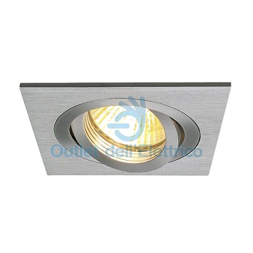SLV 111284 NEW TRIA DOWNLIGHT QUADRATA MR16 ALLUMINIO