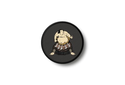 Patch Abzeichen Wappen Bedruckt; Heißklebend Sumo Ringer Evolution Sumotori ref2