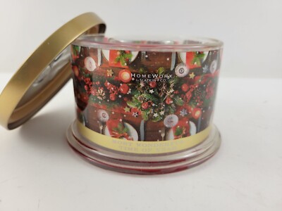 HomeWorx by Harry Slatkin Most Wonderful Time Of  Year 4-Wick Candle 18 oz