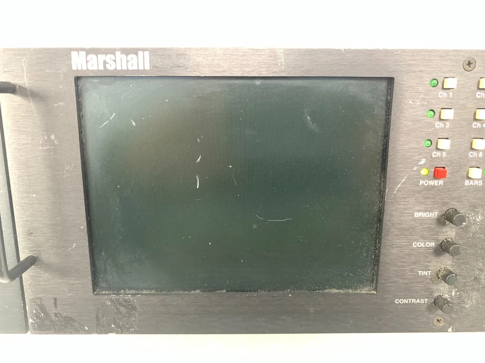 Marshall Electronics Dual 5" Standard Color Monitors Model V-R62P NO A/C ADAPTER - Image 4 of 4