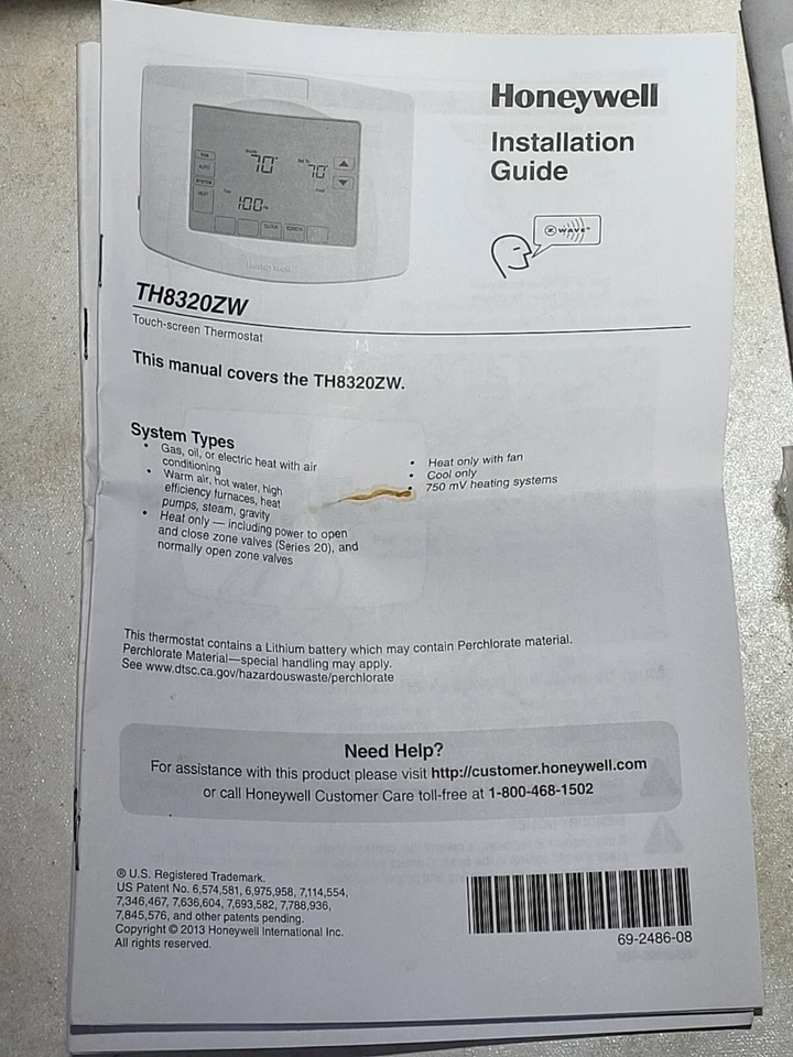 Commercial Honeywell YTH8320ZW1056, 7-Day Touchscreen Programmable Thermostat - Image 3 of 4