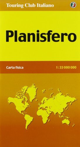 9788836536917 Planisfero. Carta fisica 1:33.000.000