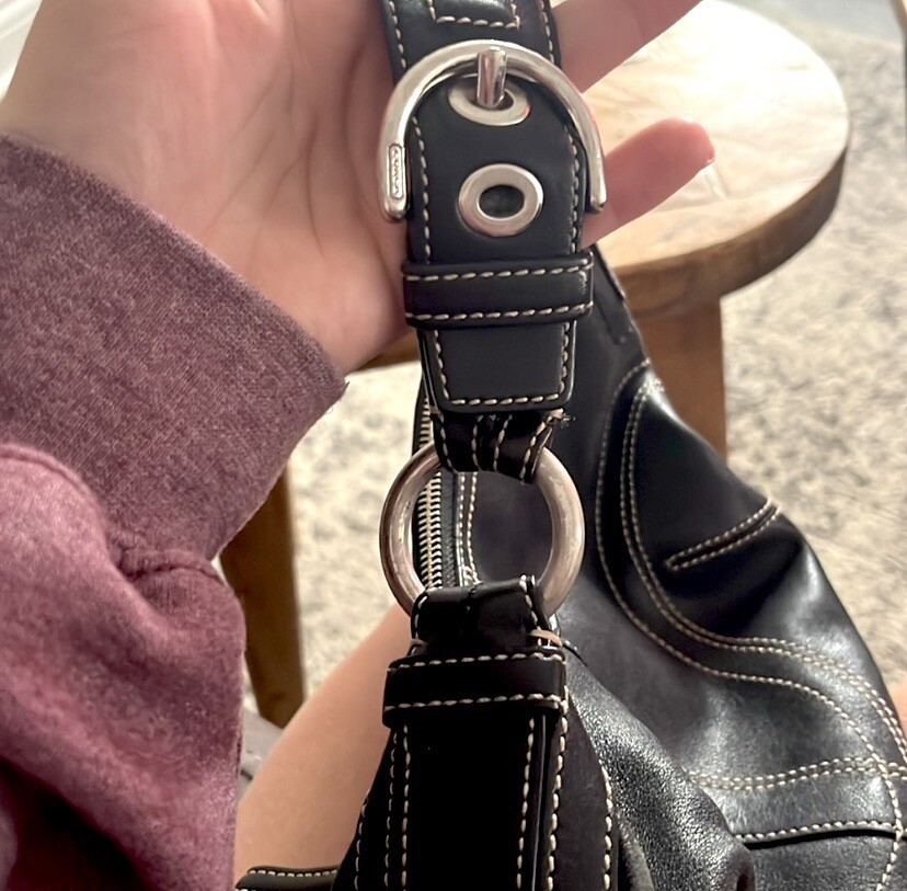 バッグ Coach Hobo Lether Shoulderbag Black 2239 Coach Leather Hobo Handbag Shoulder Bag Black Classic