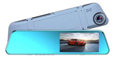 TF card Touch Screen Dual Lens Driving Recorder Hd Reverse Image
