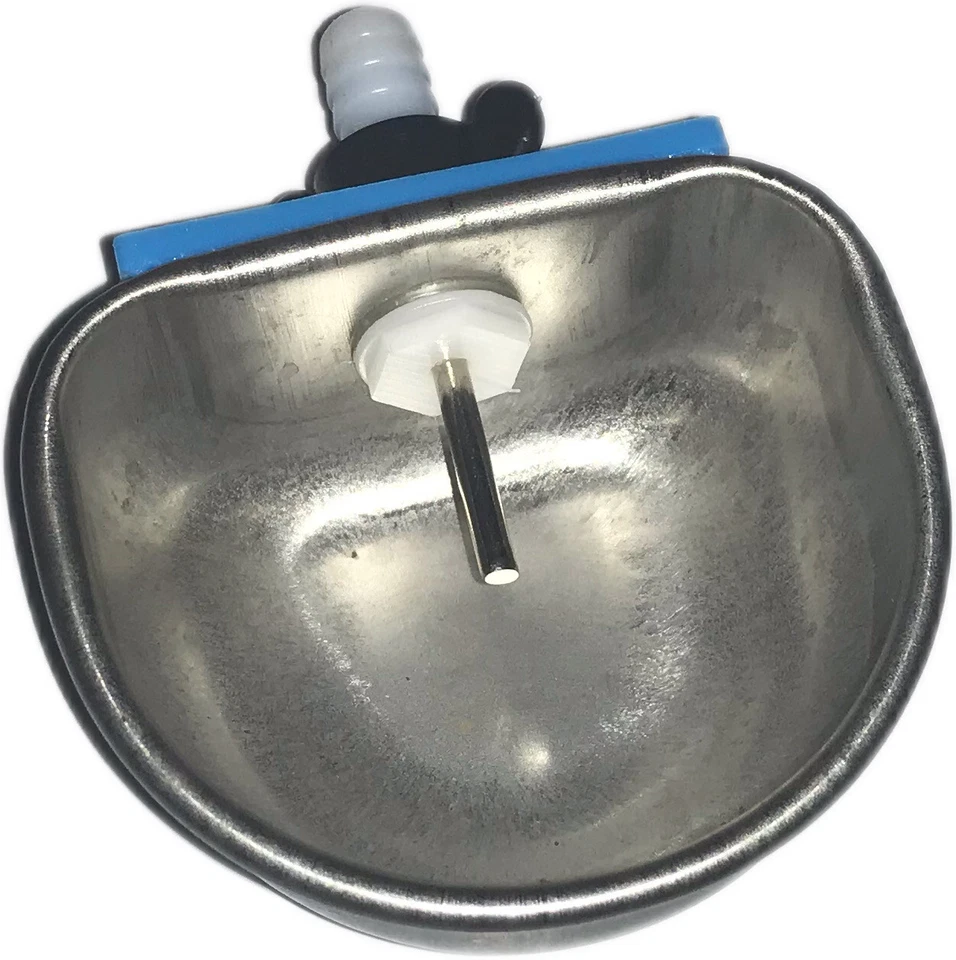 RNL RABBITNIPPLES 5 pack Small Stainless Steel Rabbit Watering Cup Bowl Farm Automatic Water