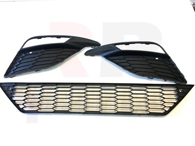 Grilles Radiateur Avant Voiture Pour 5F MK3 Facelift 2017 2018 2019 2020 Police Pare-chocs Grille Inférieure Centrale Grille Inférieure 5F0853667M Grille Avant Voiture