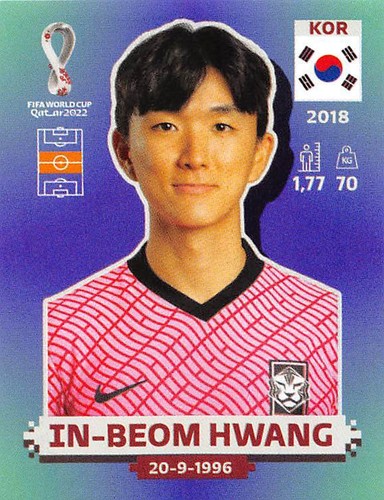 COLECCIÓN DE PEGATINAS PANINI QATAR 2022 COPA MUNDIAL DE LA FIFA - GRUPO F GRUPO G GRUPO H - Imagen 232 de 241