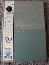 Modern Expressions Notes To Self Notebook Journal Ribbon Bookmark 80 Ruled Sheet