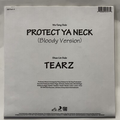 Wu-Tang Clan Protect Ya Neck 7 inch Vinyl 7