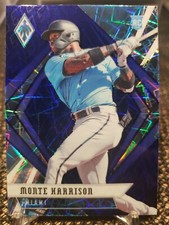 Monte Harrison 2021 Chronicles Phoenix #6 Blue Velocity Rookie RC Miami Marlins 