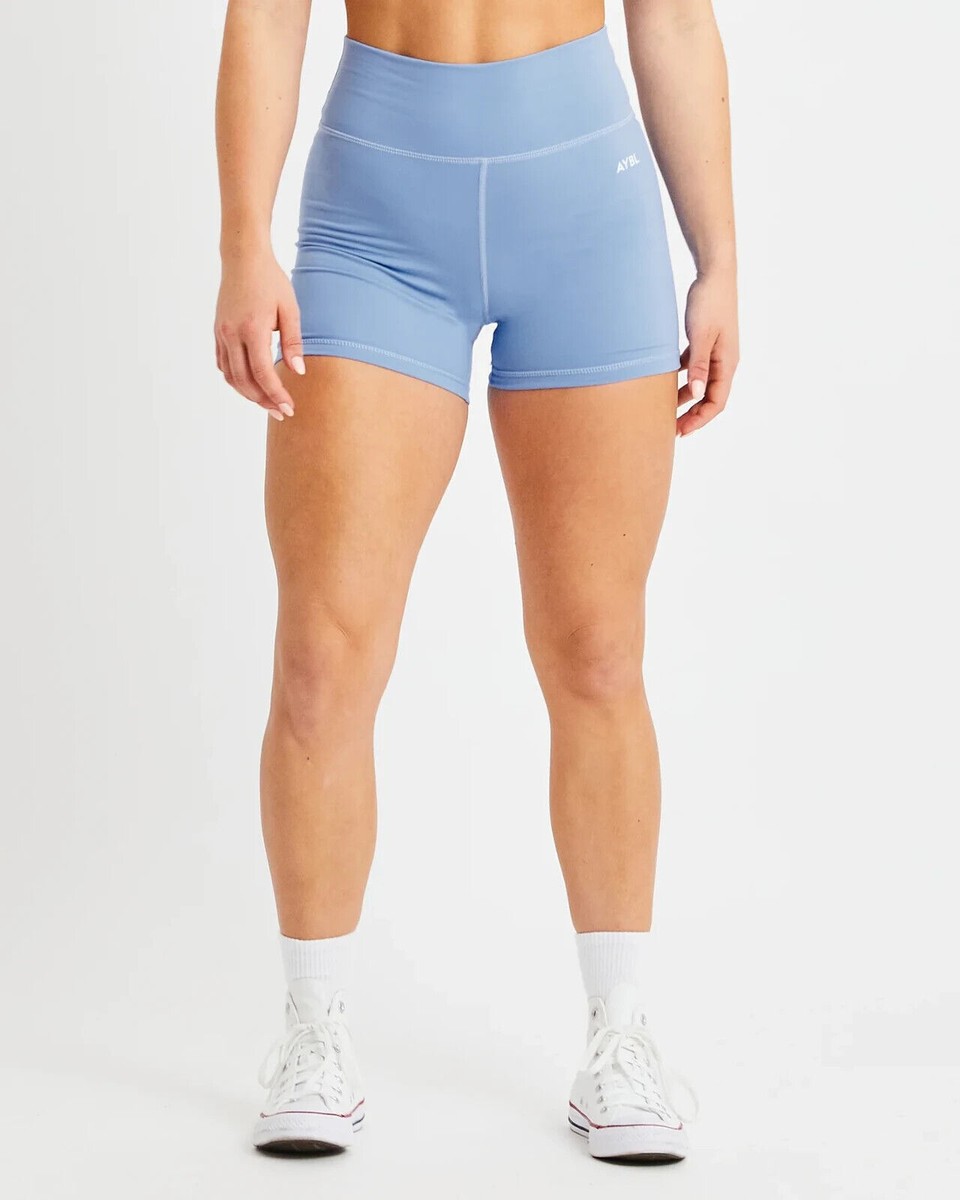 AYBL トレーニング用　ショートパンツ　レディース 筋トレ　XSサイズ AYBL Womens Core Training Shorts Steel Blue Size XS X-Small Extra