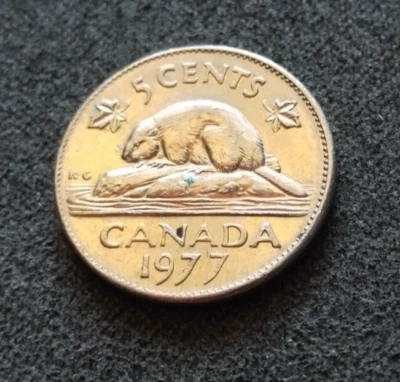 Canada Monnaie 5 Cents 1977 Nickel   KM#60.1  [2313] - Photo 1/2