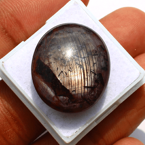 54.85 Cts Natural Star Ruby Top Quality 23mmx19.7mm Oval Cabochon Loose Gemstone - 第 13/17 張圖片