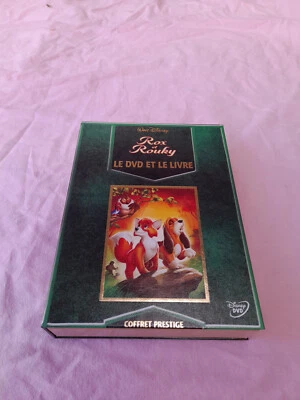 COFFRET PRESTIGE ROX ET ROUKY WALT DISNEY DVD + LIVRE EDITION 2008 - Photo 1/4