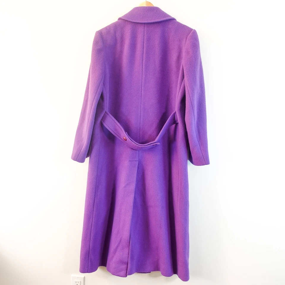 Vintage Pendleton Coat 6 Small Wool Jacket Military Virgin Purple USA RARE 1970s - Image 3 of 4