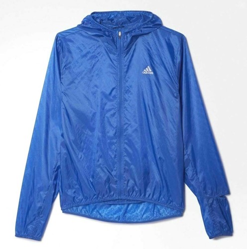 NEW ADIDAS MEN'S KANOI TRANSPARENT RUNNING HOODIE ~SIZE MEDIUM ~ #AB1626 - Picture 2 of 4
