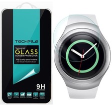 TechFilm Tempered Glass Screen Protector Saver Shield for Samsung Gear S2