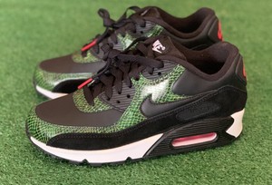 Nike Air Max 90 Green Python Snakeskin Size 5.5 CD0916-001 | eBay