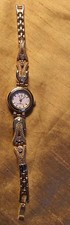 Louis Valentin Watch Swiss Design Quartz Water Resistant Golden Diamante New