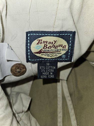 Tommy Bahama Relax Men's Size 38 (36×30) Beige Cotton Lycra Pants - Picture 4 of 11