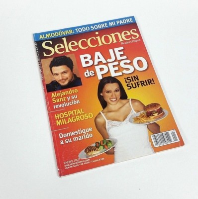 Selecciones Magazine by Reader's Digest - Alejandro Sanz enero 2007