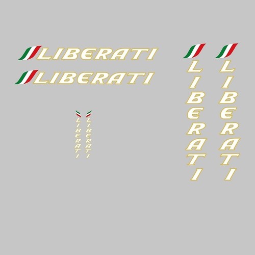TELAIO BICICLETTA Liberati Adesivi-Decalcomanie-Trasferimento n.200 | eBay
