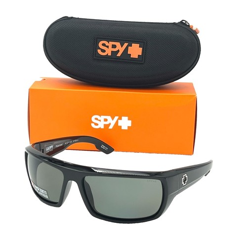 Spy Optic LOGAN Sunglasses - BOO JOHNSON Mt Blk FLAME - Happy Gray