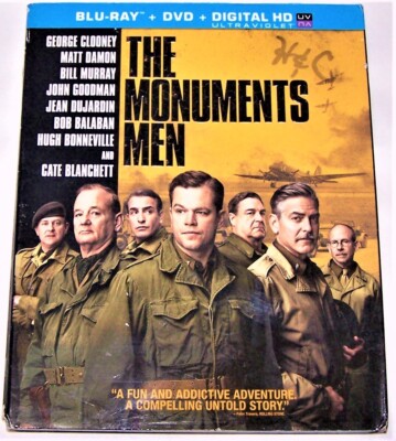 The Monuments Men (Blu-Ray +DVD +Digital HD) - Blu-ray - VERY GOOD