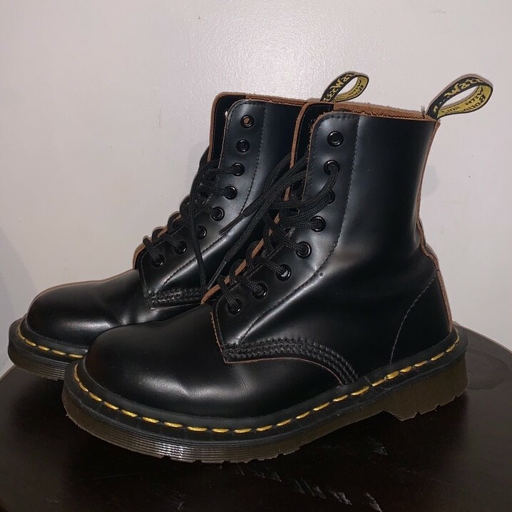 Vintage 1460 Boots - Black Quilon