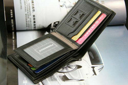 Men's Bifold Leather ID Credit Card Holder Pocket Money Purse Clutch Wallet US - Picture 5 of 13
