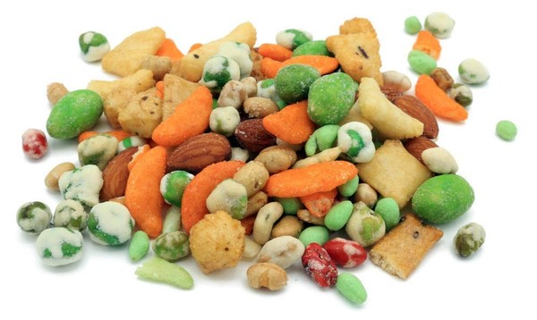Oregon Farm Snacks Frescos Wasabi Guisantes y Galletas de Arroz Mezcla de Oregon De Oregon De Oregon De Oregon De Oregon De Oregón De Ore