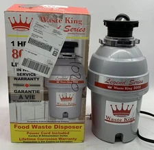 Waste King 8000 kitchen Food Garbage Disposal 1Hp (GAL152568)