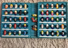 Lot of 55 Mighty Beanz w/ Collector Carrying Case   2004-2018