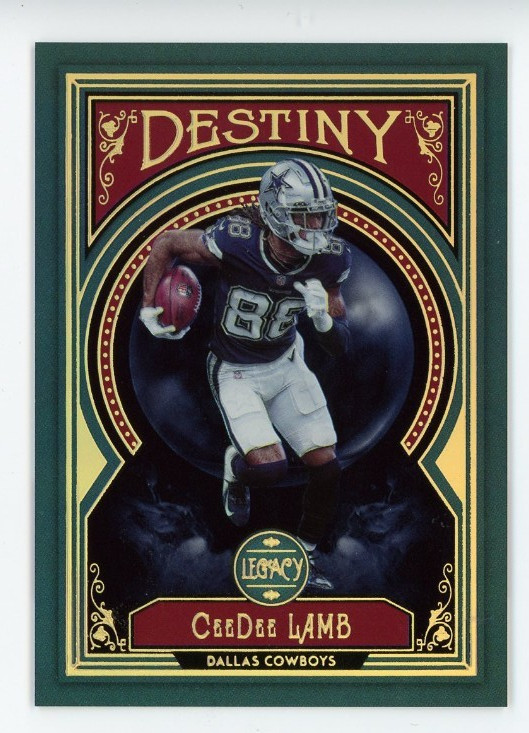 2022 Panini Legacy Ceedee Lamb Destiny Case Hit #D-30 Dallas Cowboys