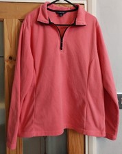 Ladies Landsend Pink Fleece Size M 10-12