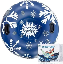 Snow Tube with Sturdy 2 Handles for Winter Fun for and Adult