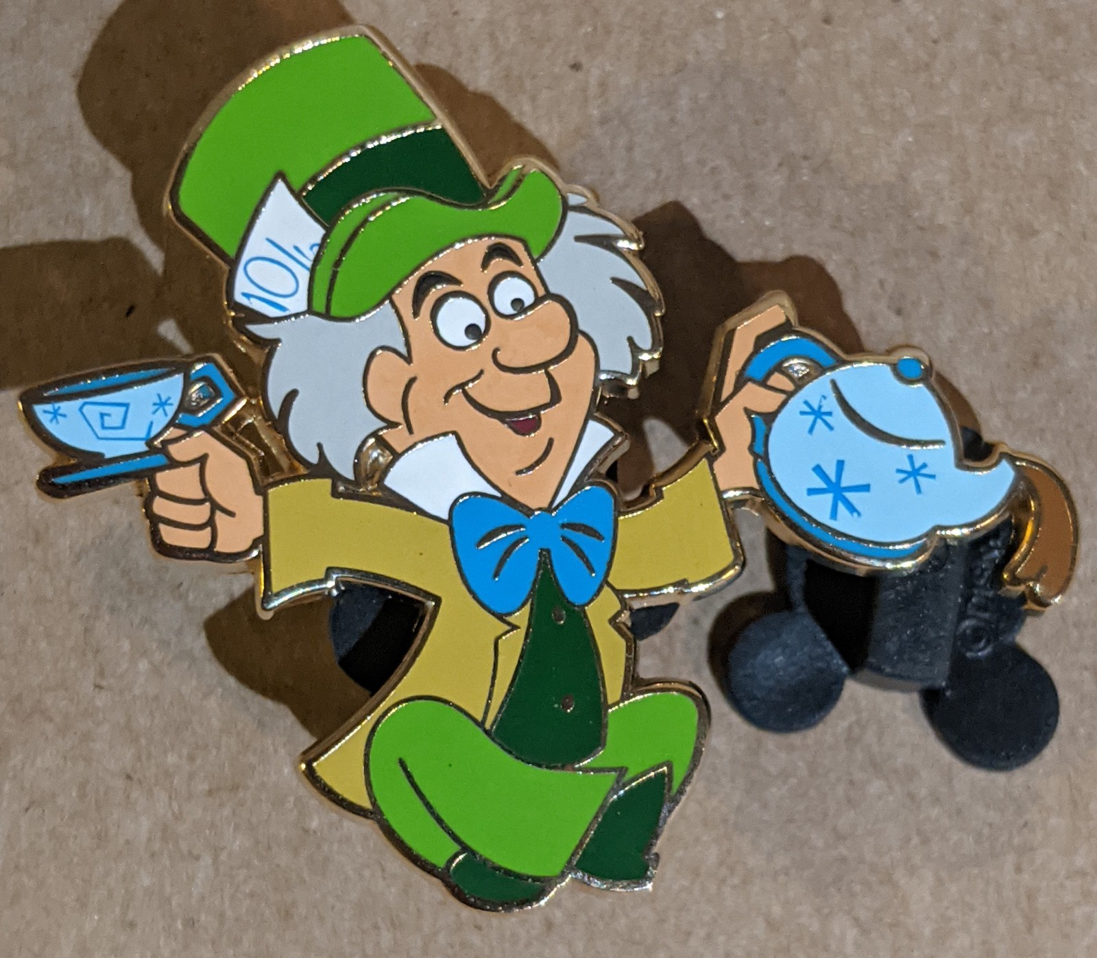 Disney Parks 2019 Alice in Wonderland Booster Pin Mad Hatter Only