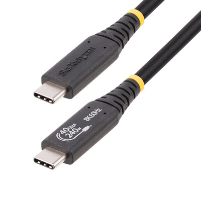 .Com 50Cm (1.6Ft) USB4 Cable, USB-IF Certified USB-C Cable, 40Gbps, 240W PD 3.1,