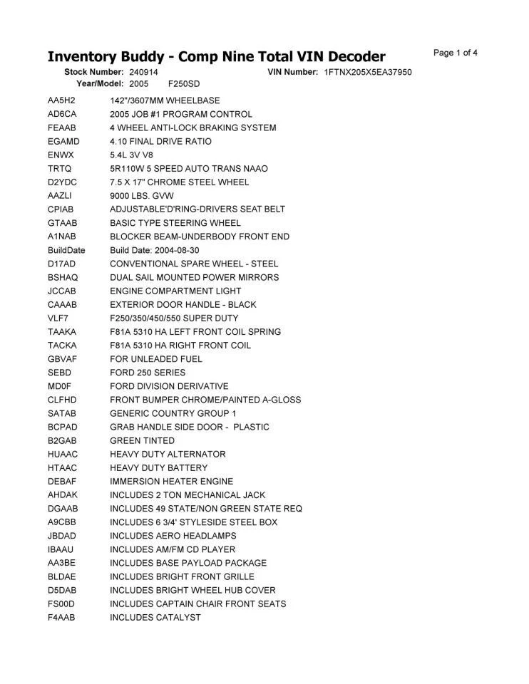 Compuesto de faros para conductor para camioneta Ford F250SD 05-07 3754827 Foto 2 de 4