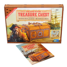 Wooden.City 3D Holz Puzzle Rätselbox Schatztruhe Treasure Chest Escape Room