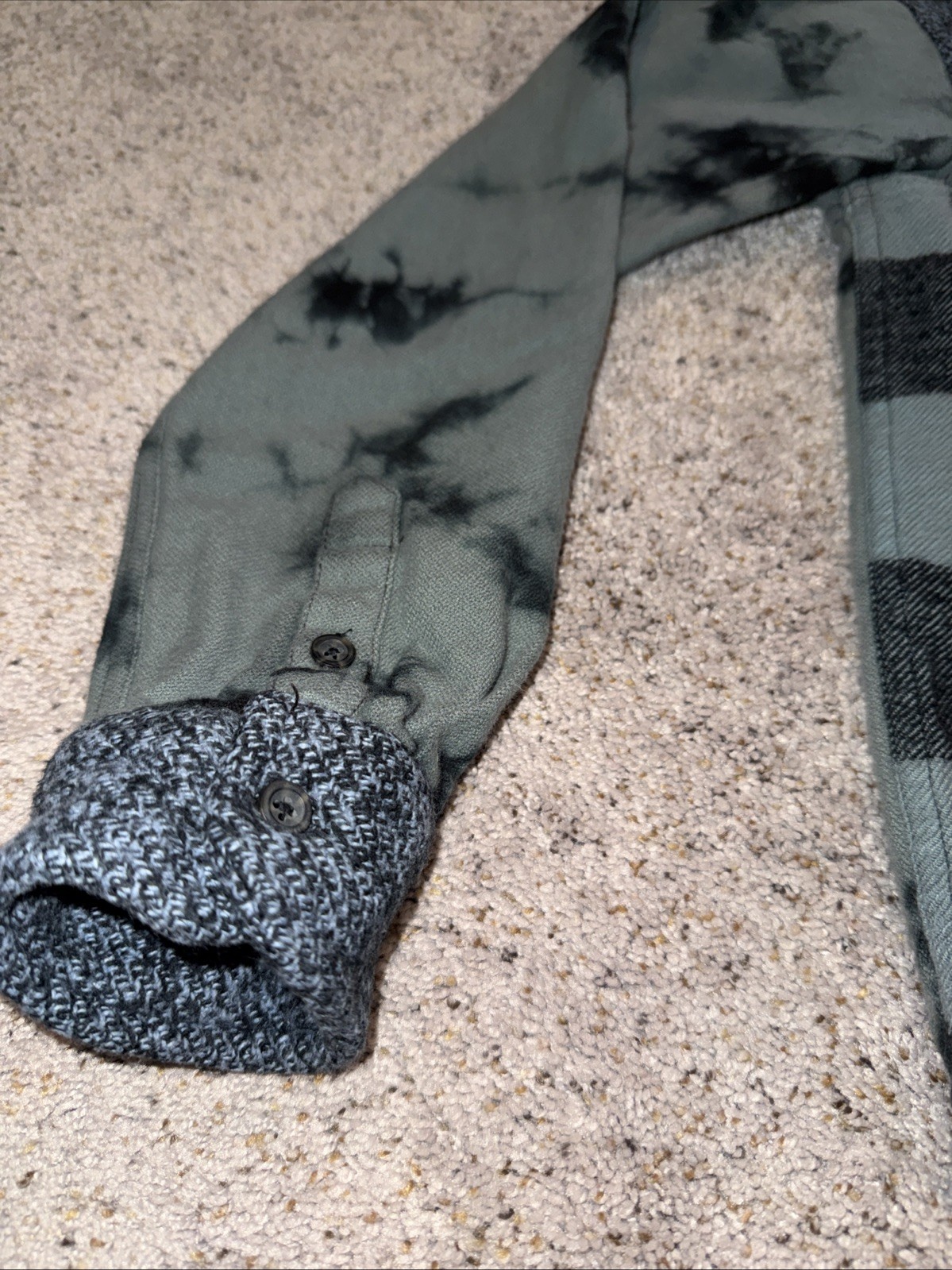 Kavu Tulsa Patchwork Plaid Flannel Button Up Shir… - image 2