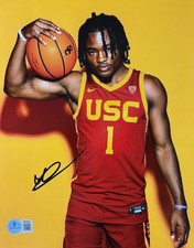 Isaiah Collier Signed 8x10 Photo Autographed USC Trojans BAS Beckett COA
