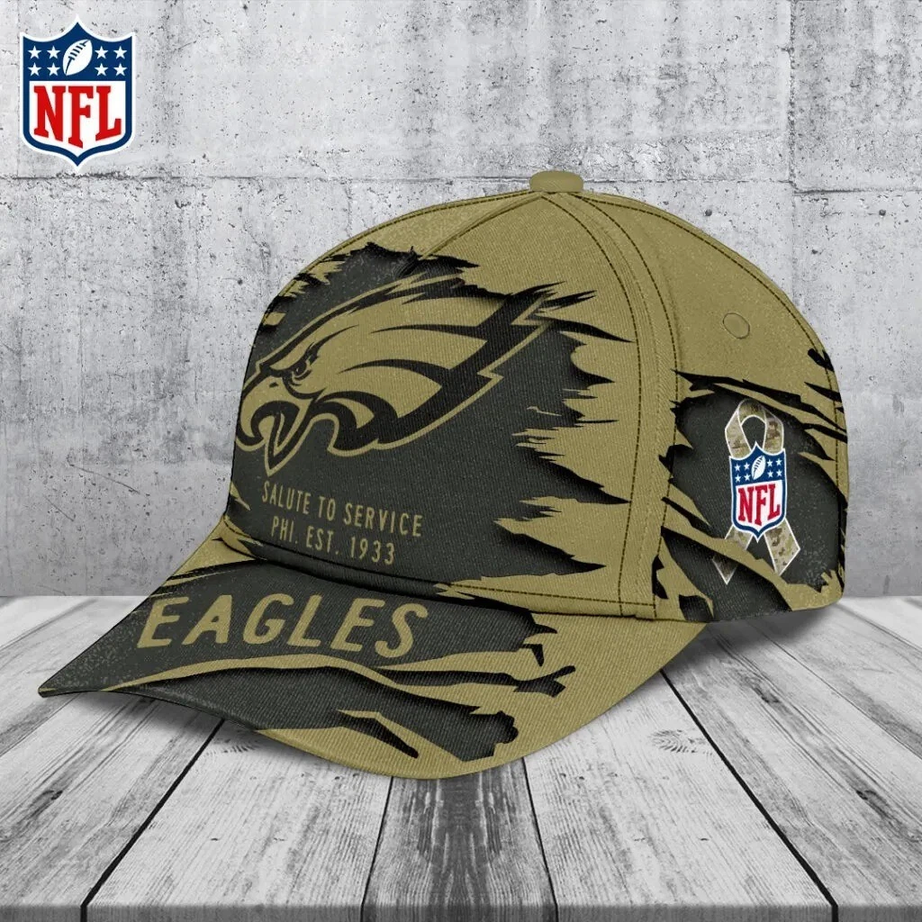 Eagles 2025 Salute to Service Baseball Cap